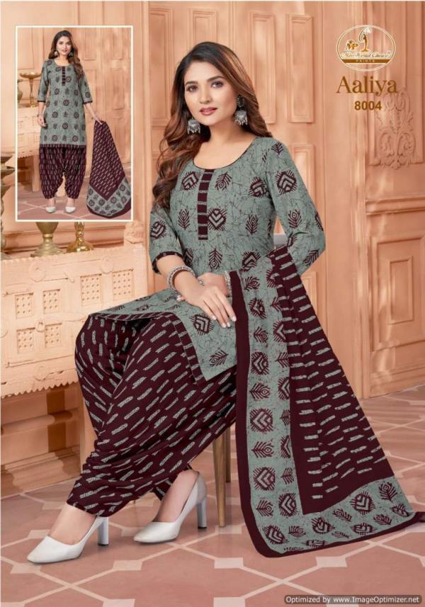 Miss World Aaliya Vol 8 Cotton Printed Dress Material